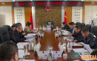 临澧县第十八届人大常委会党组会议暨第四十二次主任会议召开